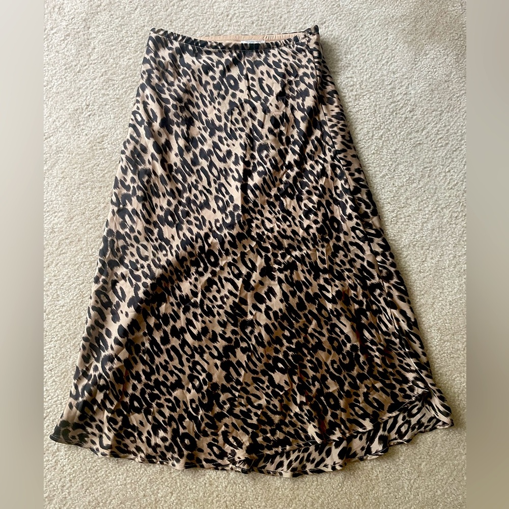 Sienna Sky Cheetah Print Skirt Small